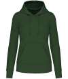 KB4028 K4028 Kariban Ladies Hooded Sweatshirt Forest Green colour image